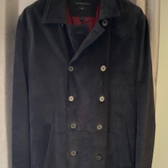 John Varvatos suede trench coat - Picture 2 of 5